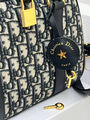 Сумка Christiab Dior женский текстиль черный 153074-4