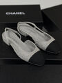 Туфли Chanel женский замша графитовый 182806-3