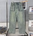 Джинсы Saint Laurent женский джинса болотный 126062-1