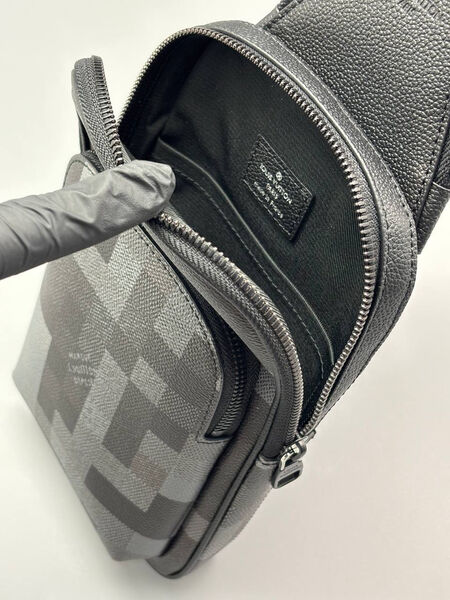Мужская сумка слинг Louis Vuitton мужской кожа графитовый 195361-5