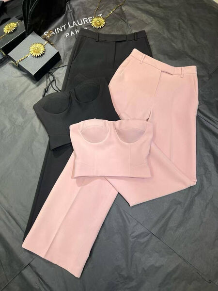 Костюм Saint Laurent женский розовый 190810-4