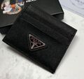 Картхолдер Prada мужской кожа черный 103488-1