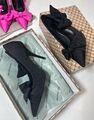 Туфли Balenciaga женский сатин черный 149528-1