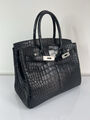 Сумка Hermès Birkin 30 женский кожа черный 140344-3