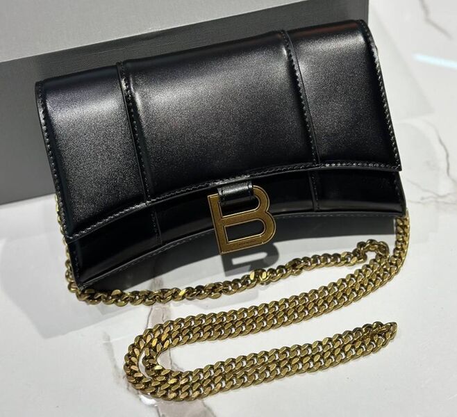 Сумка Balenciaga женский кожа черный 167485