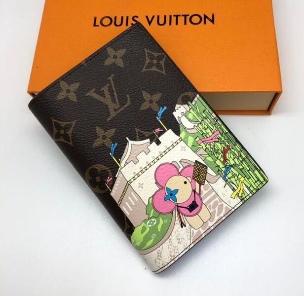 Обложка на паспорт Louis Vuitton женский канва 55375