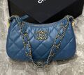 Сумка Chanel женский кожа синий 129078-1