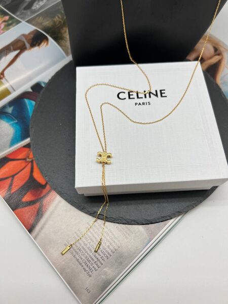 Колье Celine бронзовый 175387