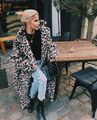 Шуба Max Mara женский леопардовый 91290-4