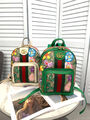Рюкзак Gucci женский канва бежевый 133570-3