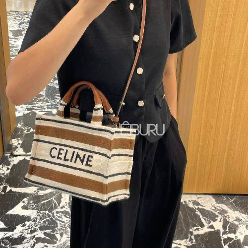 Сумка Celine женский текстиль белый 198536-2