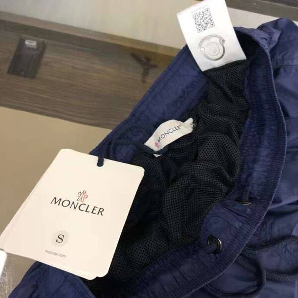 Мужские шорты Moncler мужской синий 143407-8