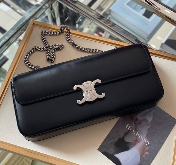 Сумка Celine женский кожа черный 72960