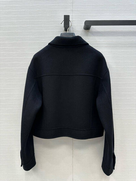 Полупальто Hermès женский черный 199212-3