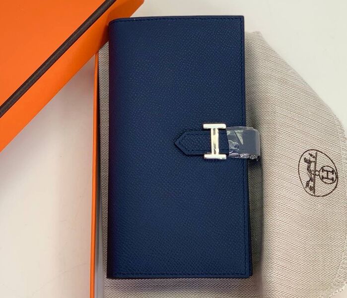 Кошелек Hermès женский кожа синий 103072