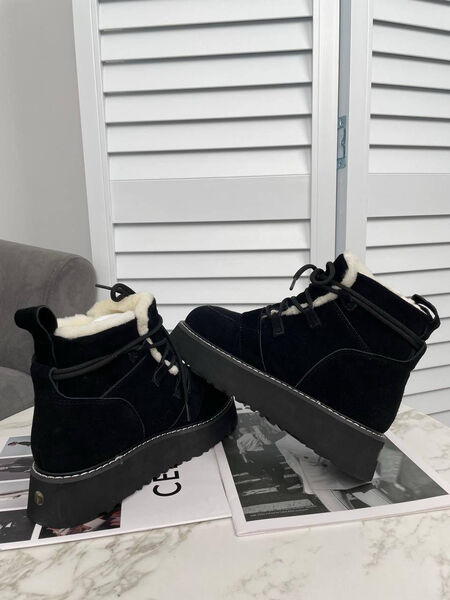 Угги Ugg женский замша черный 129434-6