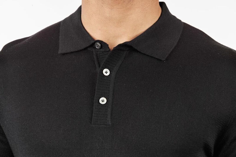 Мужское поло Zegna мужской черный 123719-3