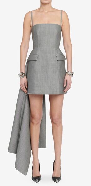 Платье Alexander McQueen женский графитовый 130297