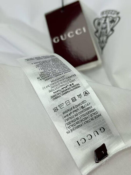 Мужская футболка Gucci мужской белый 191260-6