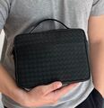Мужская сумка мессенджер Bottega Veneta мужской кожа черный 149906-1