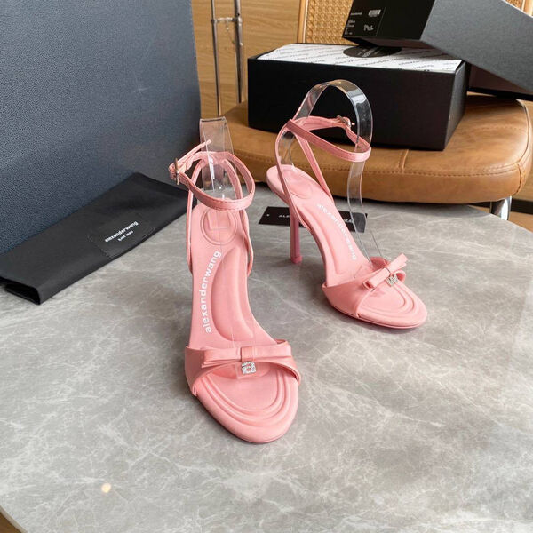 Босоножки Alexander Wang женский кожа розовый 116387-2