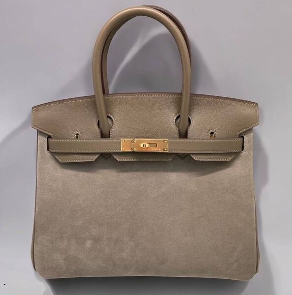 Сумка Hermès Birkin 30 женский кожа бежевый 185971