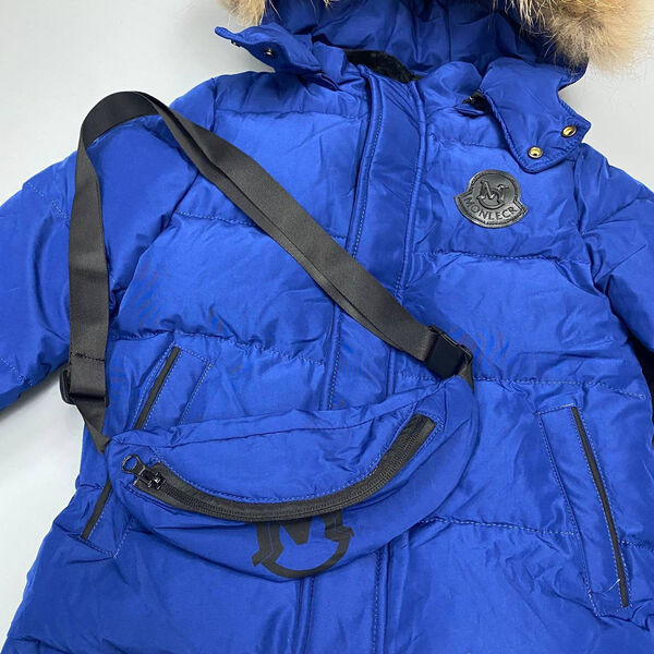 Детский комплект Moncler синий 166020-2