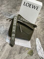 Сумка Loewe женский кожа болотный 100799-2