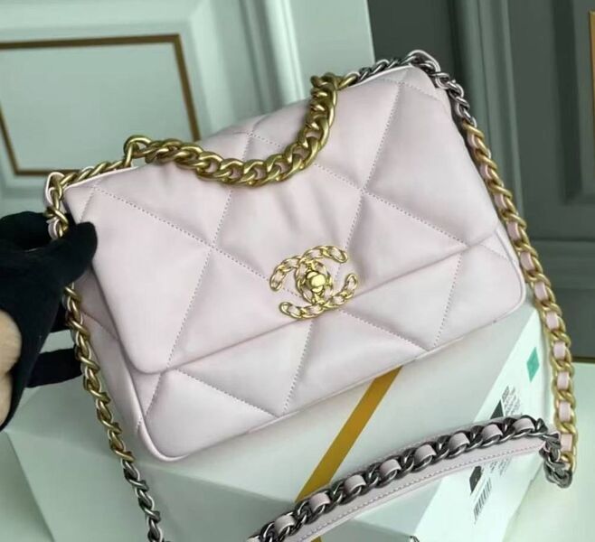 Сумка Chanel женский кожа розовый 182019