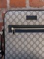 Мужской мессенджер Gucci мужской канва бежевый 51923-4