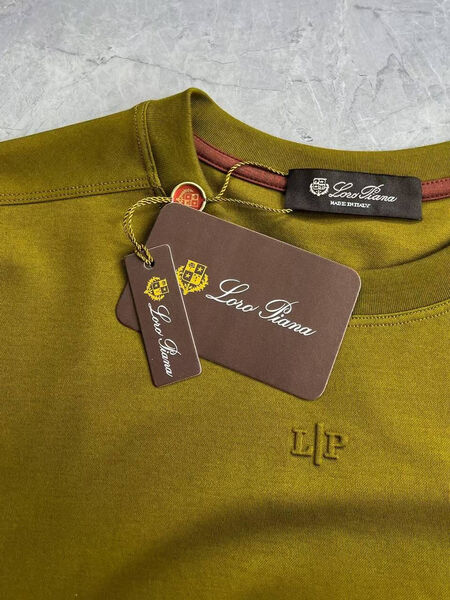Мужская футболка Loro Piana мужской горчичный 181046-3