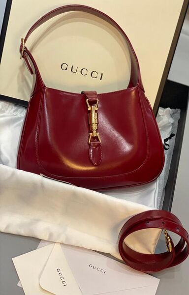 Сумка Gucci Jackie 1961 женский кожа бордовый 75198-2