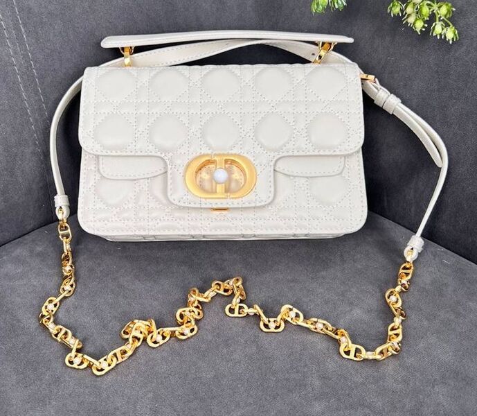 Сумка Christian Dior Jolie Top Handle женский кожа белый 150521