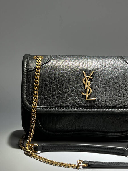Сумка Saint Laurent женский кожа черный 193612-2