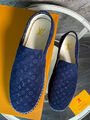 Мужские эспадрильи Louis Vuitton мужской замша синий 154401-5