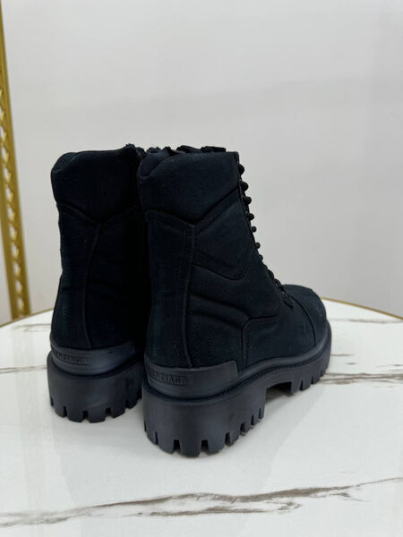 Ботинки Balenciaga женский текстиль черный 169265-3