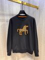 Мужской свитшот Hermès мужской черный 161228-3