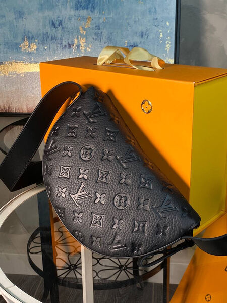 Мужская сумка мессенджер Louis Vuitton мужской кожа черный 155328-2