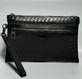 Мужской клатч Bottega Veneta мужской кожа черный 195717-1