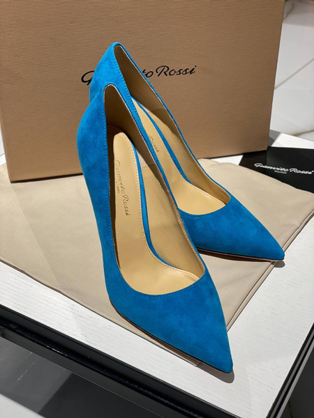 Туфли Gianvito Rossi женский замша синий 80088-3