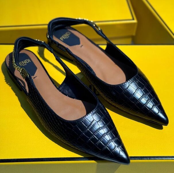 Туфли Fendi женский кожа синий 188827