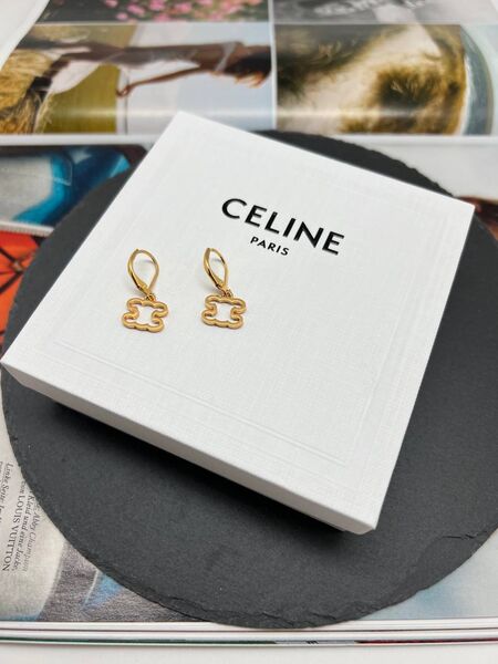 Серьги Celine золотистый 175345