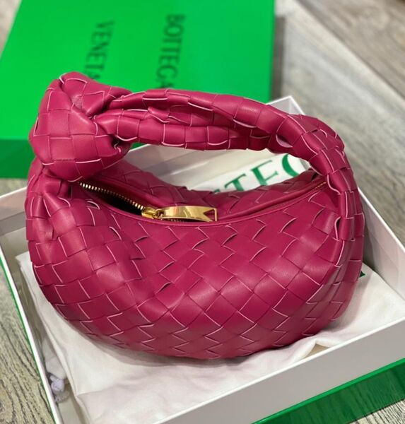 Сумка Bottega Veneta женский кожа бордовый 72589