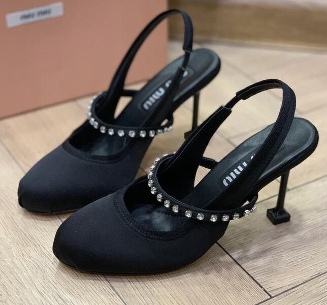 Туфли Miu Miu женский черный 135143