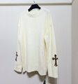 Свитер Chrome Hearts женский вязаная ткань белый 128904-1