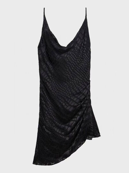 Платье Saint Laurent женский черный 180941-3