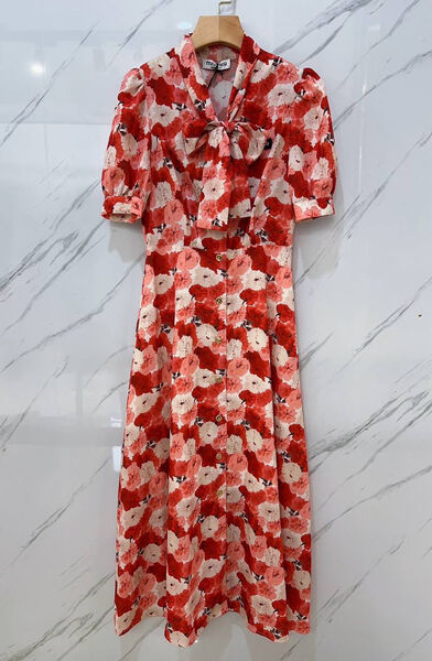 Платье Miu Miu женский бордовый 151631-2