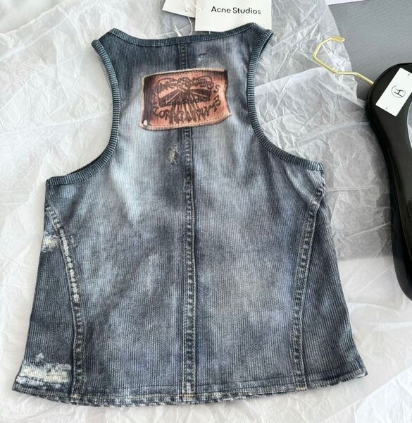 Топ Acne Studio женский графитовый 145957