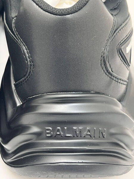 Мужские кроссовки Balmain мужской кожа черный 158531-6