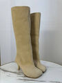 Сапоги Maison Margiela женский замша бежевый 159925-4